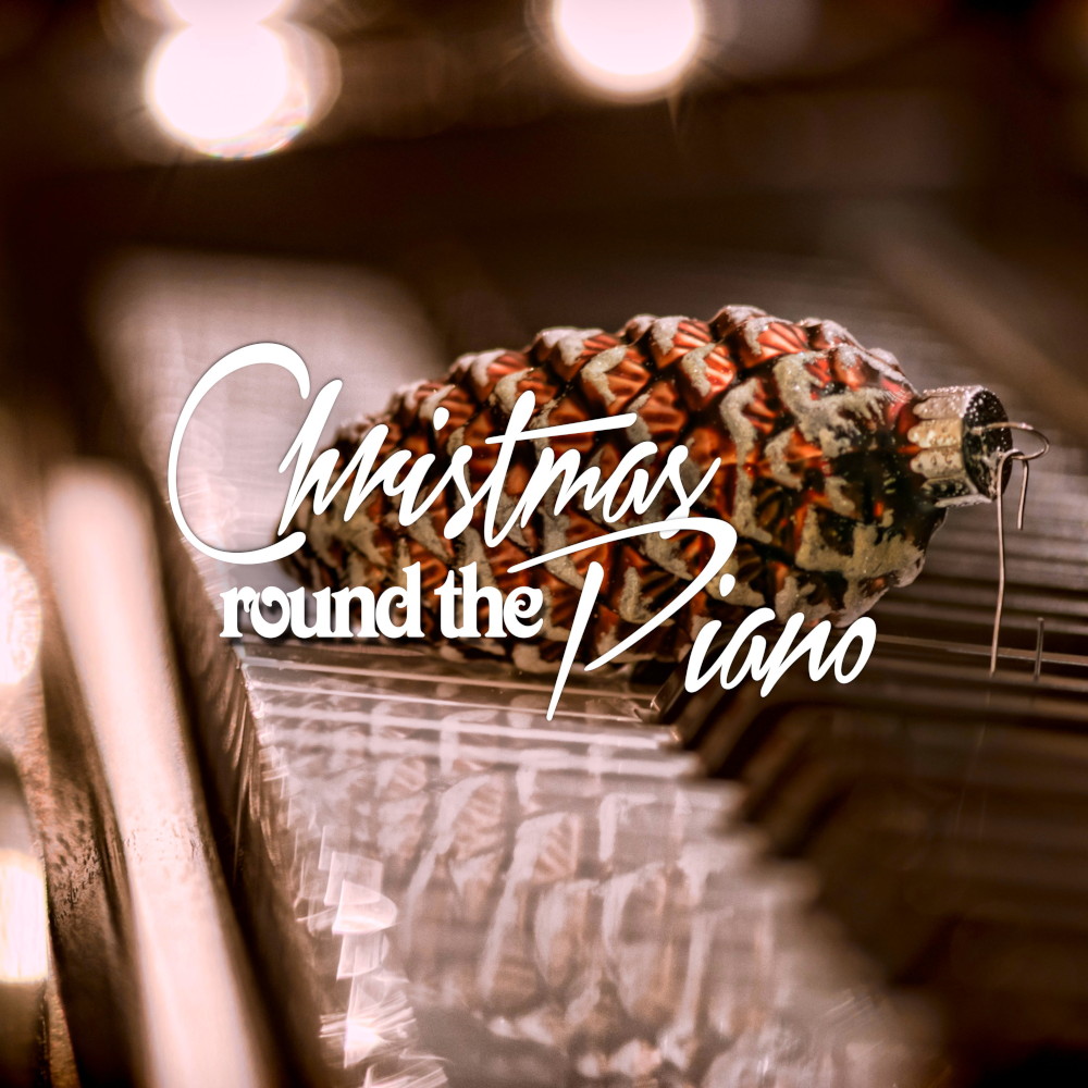Album cover for Christmas 'Round the Piano